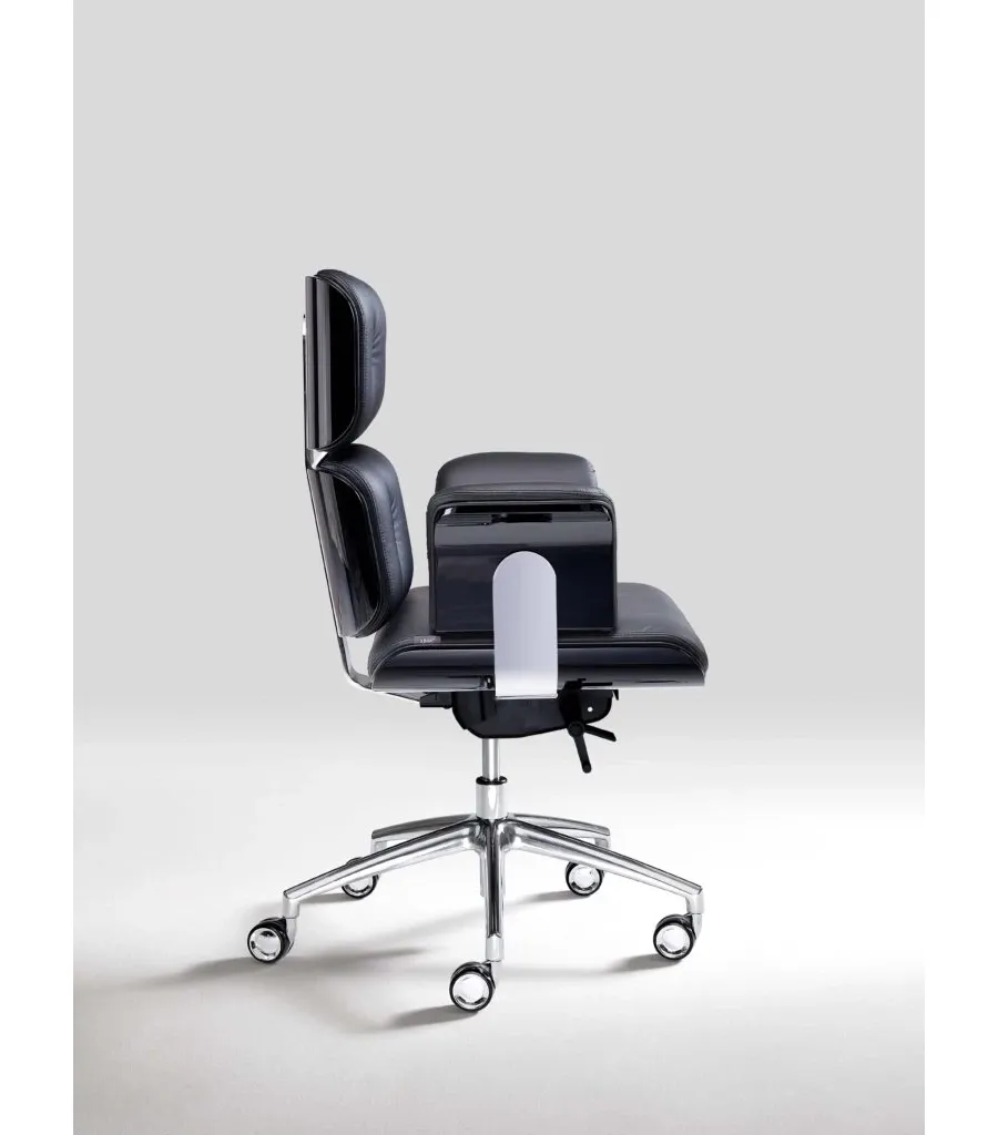 obrazek 7 Skórzany fotel do gabinetu w stylu modernistycznym – wersja painted