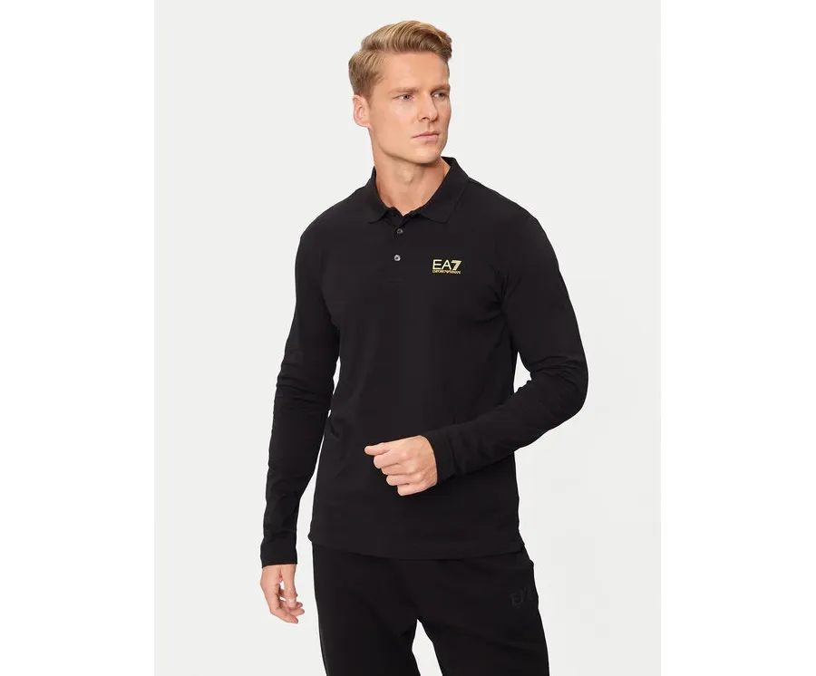 obrazek 1 EA7 Emporio Armani Polo 8NPF15 PJVQZ 0208 Czarny Regular Fit