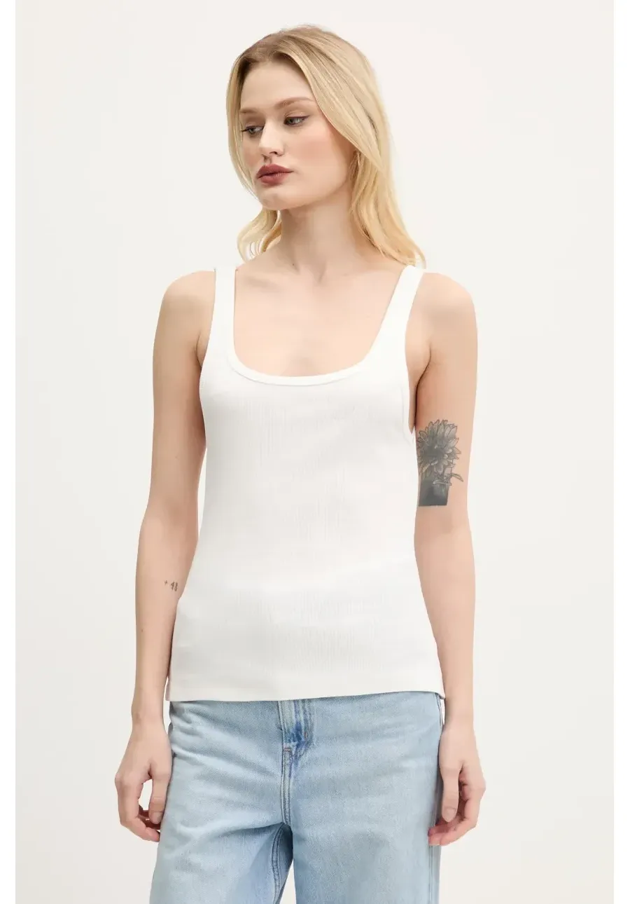 obrazek 1 MM6 Maison Margiela t-shirt bawełniany kolor biały S52NL0070.M20054