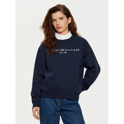 Zdjęcie Tommy Hilfiger Bluza WW0WW39791 Granatowy Relaxed Fit