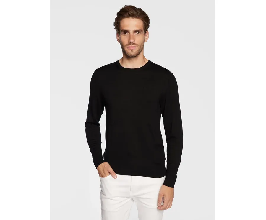 obrazek 1 Calvin Klein Sweter Superior K10K109474 Czarny Regular Fit