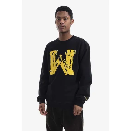 Zdjęcie Maharishi bluza bawełniana Chanile W x Warhol męska kolor czarny z aplikacją 9645.BLACK-BLACK