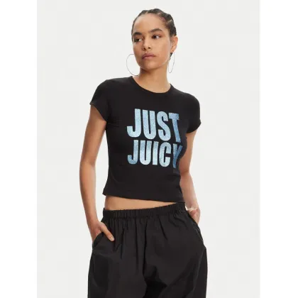 Zdjęcie Juicy Couture T-Shirt Just Juicy JCGCT125040 Czarny Slim Fit