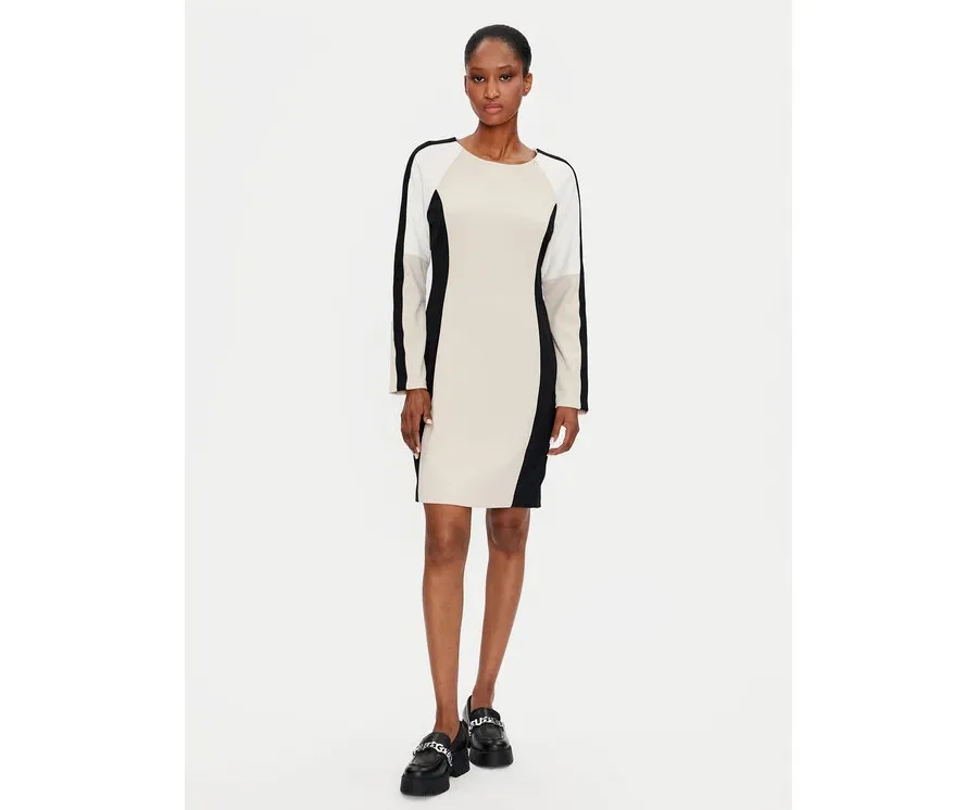 obrazek 1 DKNY Sukienka codzienna DD4E1B89 Beżowy Regular Fit