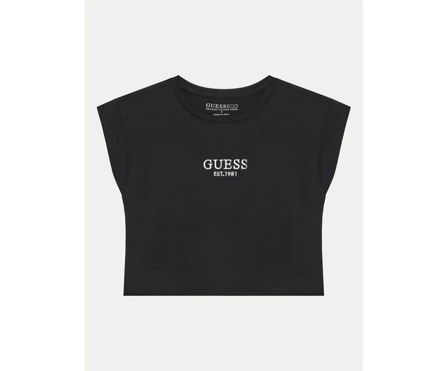 obrazek 1 Guess T-Shirt J4BI34 J1314 Czarny Boxy Fit