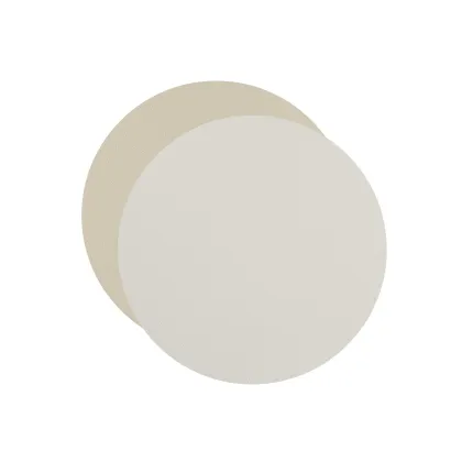 Zdjęcie Stylowa podkładka pod kieliszki Ø12 cm w kolorze białym i kremowym