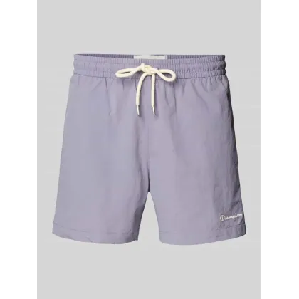 Zdjęcie Spodenki kąpielowe o kroju regular fit z wyhaftowanym logo