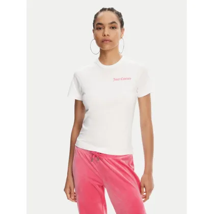 Zdjęcie Juicy Couture T-Shirt La Beach JCWCT125319 Biały Regular Fit