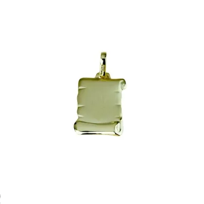 Zdjęcie Złota zawieszka pergamin wym.20x15mm