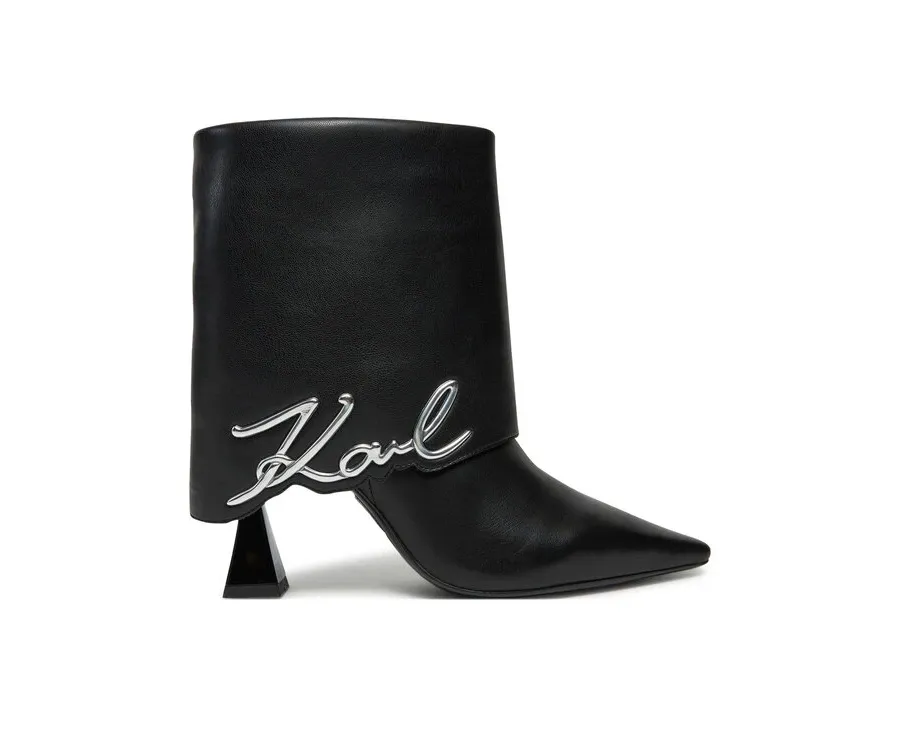 obrazek 1 KARL LAGERFELD Botki KL32044A Czarny