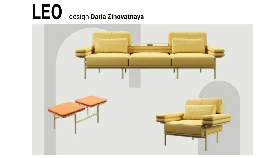 obrazek 3 Ekskluzywna sofa 2-osobowa Leo