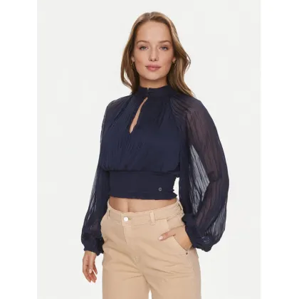 Zdjęcie Guess Bluzka Bianca W4RH69 WDW52 Granatowy Regular Fit
