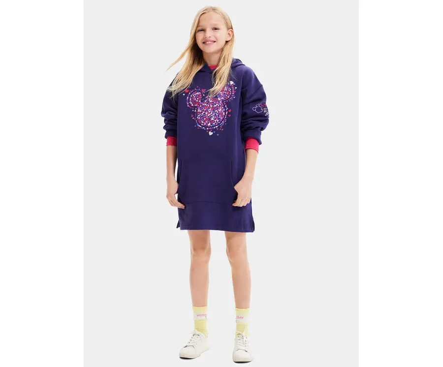 obrazek 1 Desigual Sukienka codzienna 23WGVK07 Niebieski Regular Fit