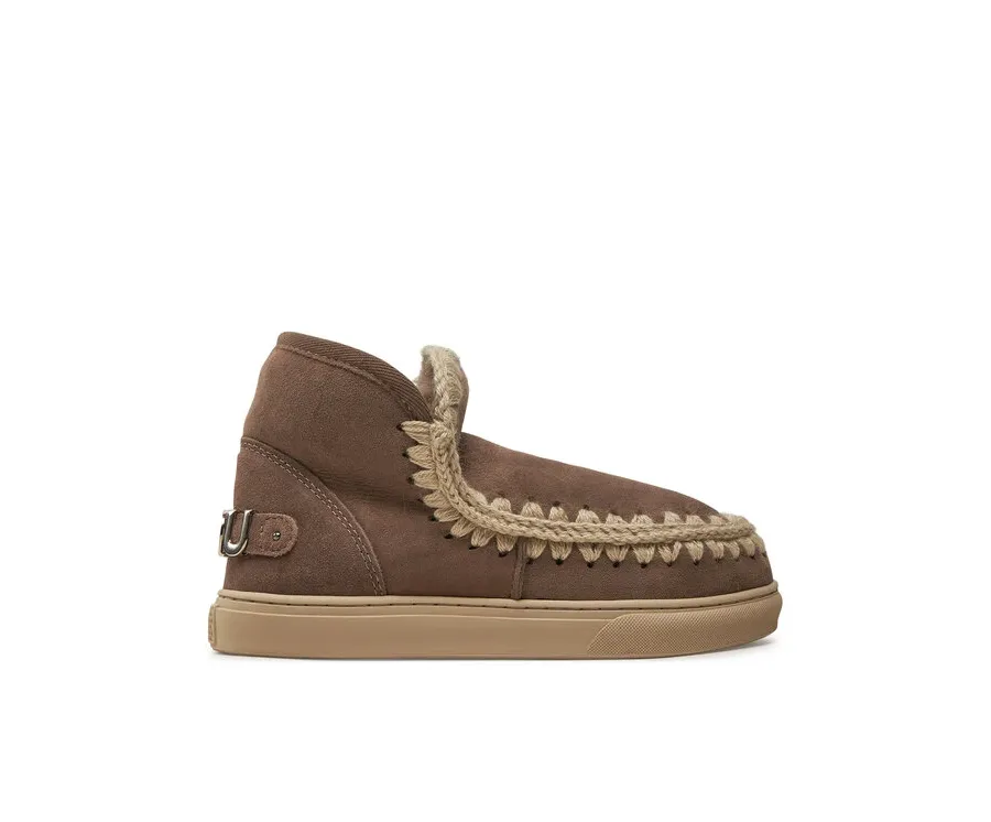 obrazek 1 Mou Śniegowce Eskimo Sneaker Big Metal Logo FW111008A Brązowy