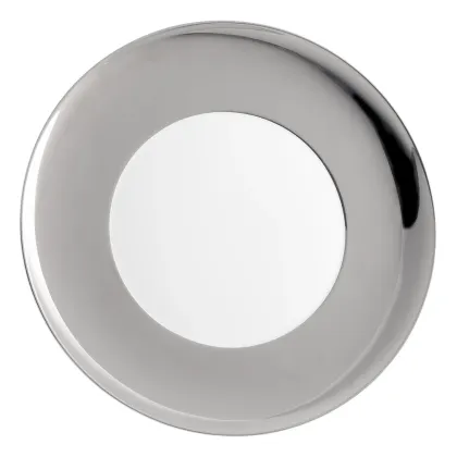 Zdjęcie Biało-platynowy talerz-półmisek z unikatowej kolekcji Domo Platinium - Vista Alegre