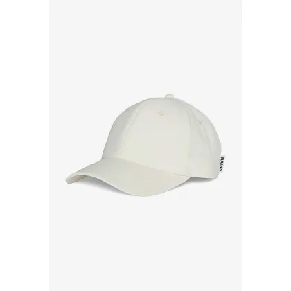 Zdjęcie Rains czapka z daszkiem Cap  13600 kolor beżowy gładka 13600.FOSSIL