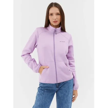 Zdjęcie Columbia Polar Col Hike Tech Fleece FZ Fioletowy Regular Fit
