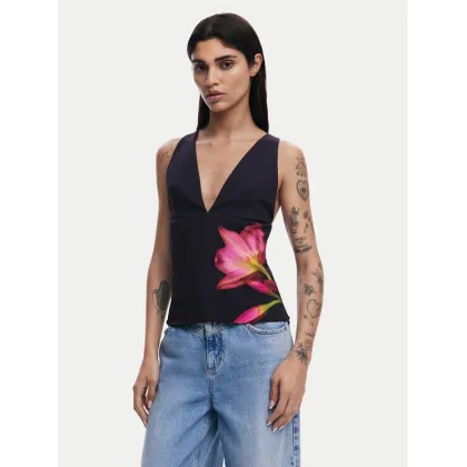 Zdjęcie Desigual Bluzka 25SWBW09 Czarny Regular Fit