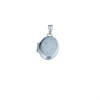 Picture Oval, shiny pendant with a photo
