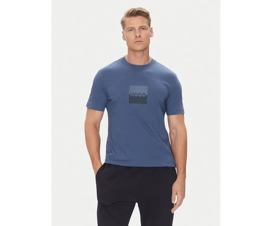 obrazek 1 HUGO T-Shirt Dusplit 50542784 Granatowy Regular Fit