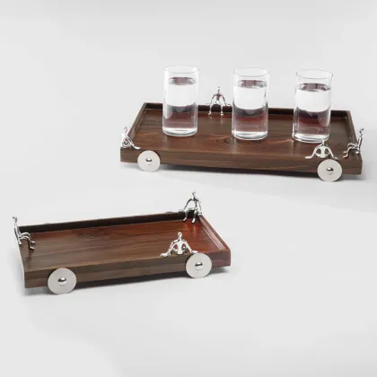 Picture Wooden serving tray