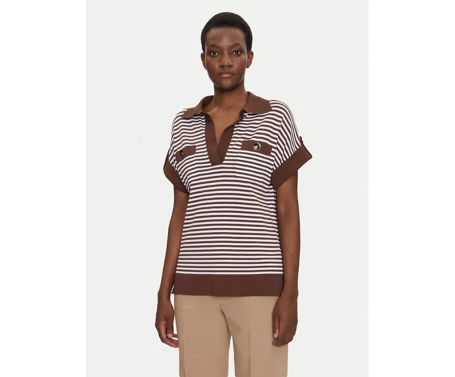 obrazek 1 Luisa Spagnoli Sweter Caio 58672 Granatowy Regular Fit