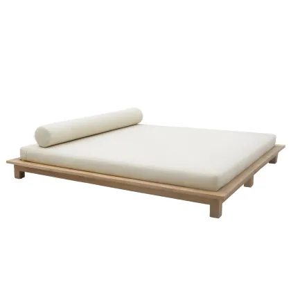 Zdjęcie Stylowy podwójny leżak na kółkach Saint Raphael