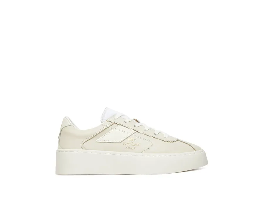 obrazek 1 REPLAY Sneakersy Allen GWSE4 .000.C0002L Écru