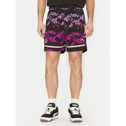 Zdjęcie Puma Szorty sportowe Scoot Purple Lab 631671 Czarny Regular Fit