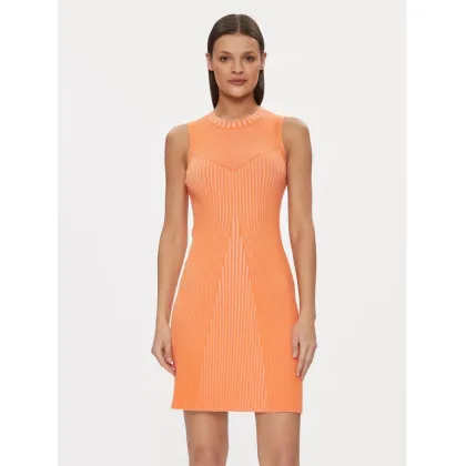 Zdjęcie Guess Sukienka dzianinowa Allie W4RK20 Z2YN2 Pomarańczowy Slim Fit