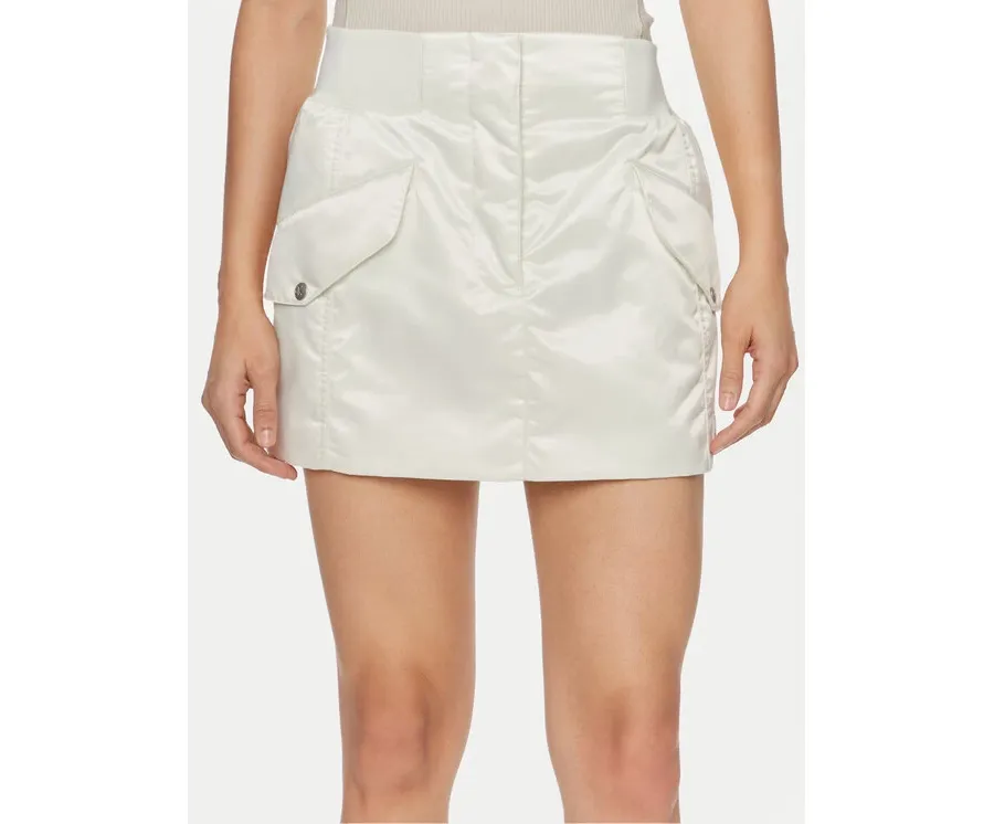obrazek 1 Calvin Klein Jeans Spódnica mini J20J223317 Écru Regular Fit