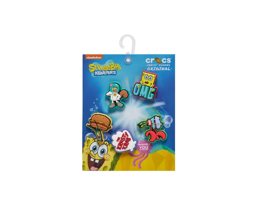 obrazek 1 Crocs Ozdoba do butów Jibbitz Spongebob 5pck 10010012 Kolorowy