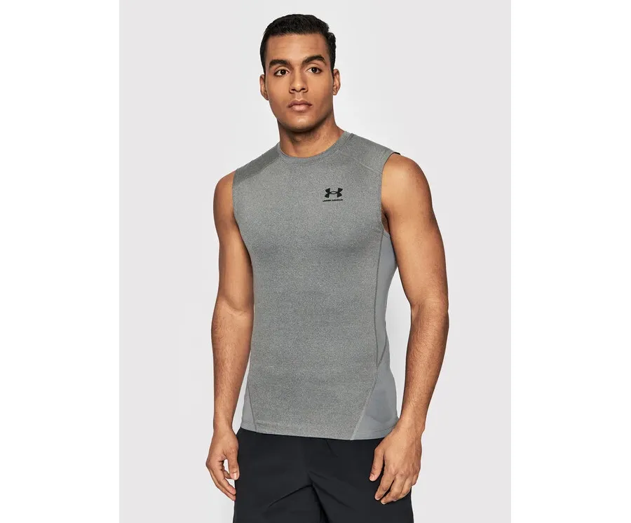 obrazek 1 Under Armour Tank top HeatGear® 1361522 Szary Slim Fit