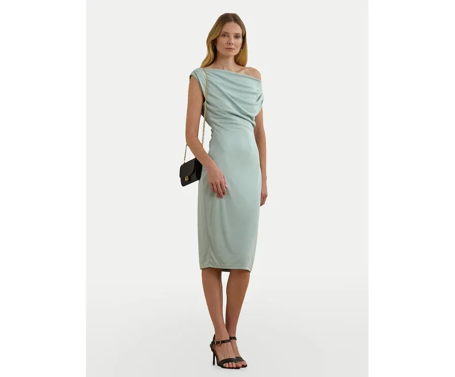 obrazek 1 LAUREN RALPH LAUREN Sukienka koktajlowa 250964081001 Błękitny Slim Fit