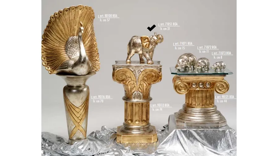 obrazek 1 Włoski, ceramiczny słoń afrykański - Valle d'oro Patchi