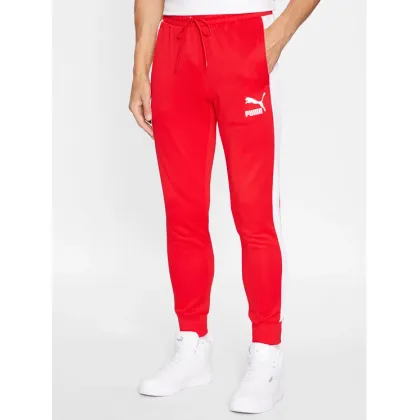 Zdjęcie Puma Spodnie dresowe Iconic T7 530098 Czerwony Regular Fit