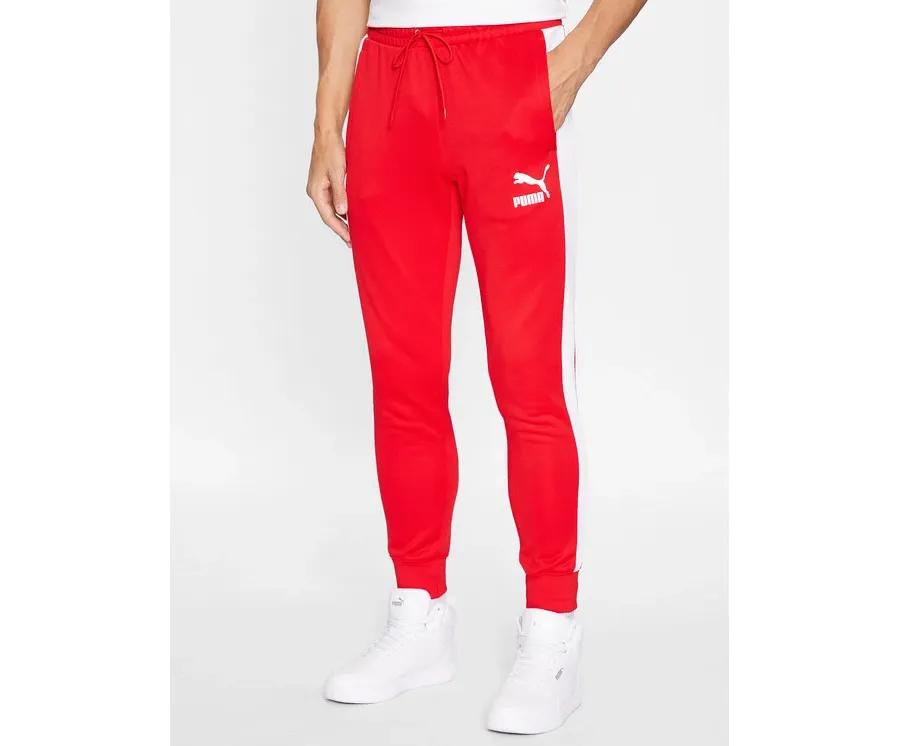 obrazek 1 Puma Spodnie dresowe Iconic T7 530098 Czerwony Regular Fit