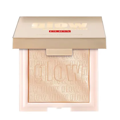 Zdjęcie Pupa Glow Obsession Rozświetlacz w kompakcie Pure Light Effect 100 Light Gold Light Gold 6 g
