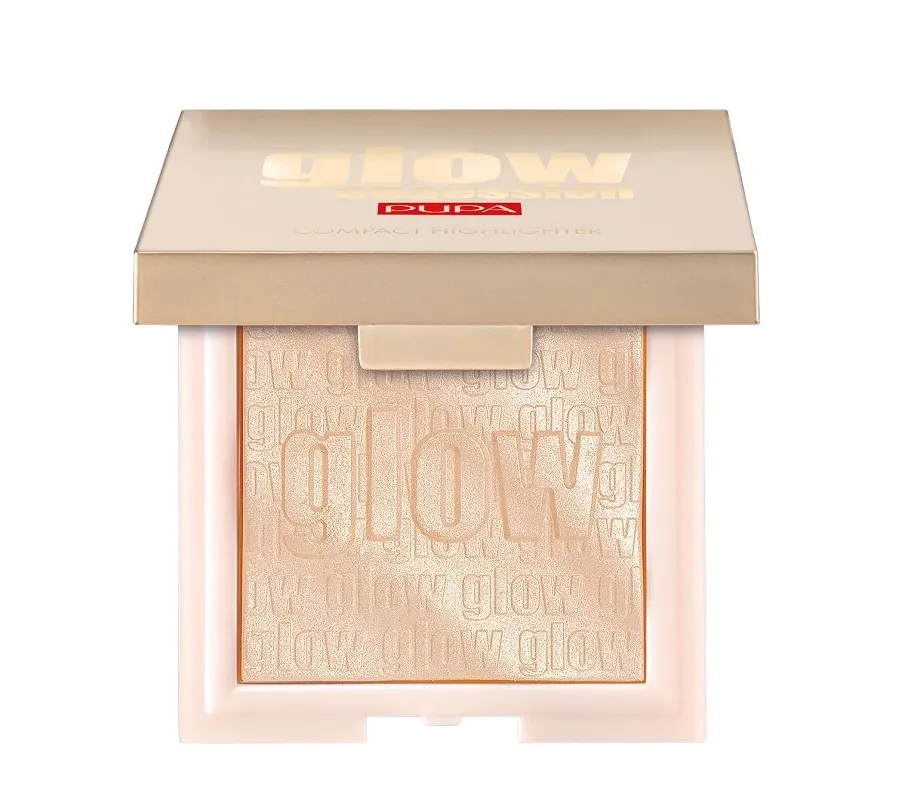 obrazek 1 Pupa Glow Obsession Rozświetlacz w kompakcie Pure Light Effect 100 Light Gold Light Gold 6 g