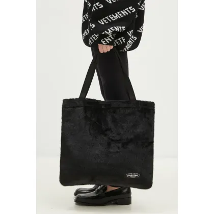 Zdjęcie Eastpak torba Charlie Fuzzy kolor czarny EK0A5BCK2Q81