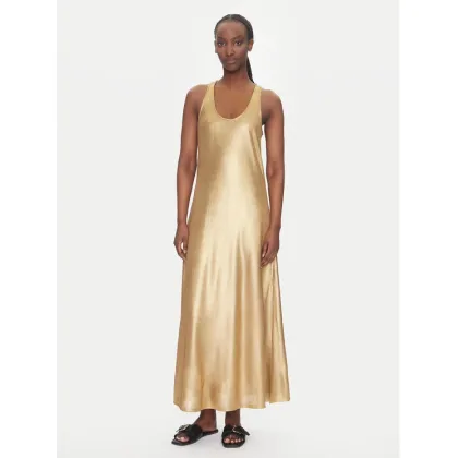 Zdjęcie LOLA CASADEMUNT Sukienka letnia LS2516020 Złoty Relaxed Fit