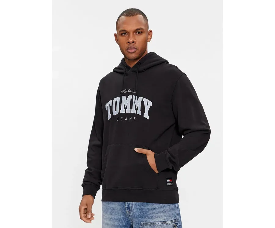obrazek 1 Tommy Jeans Bluza Varsity DM0DM18401 Czarny Regular Fit