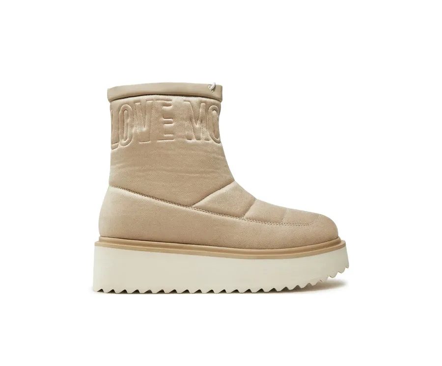 obrazek 1 LOVE MOSCHINO Botki JA24266I0LJAW026 Beżowy