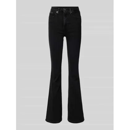 Zdjęcie Jeansy z poszerzaną nogawką o kroju skinny fit z 5 kieszeniami