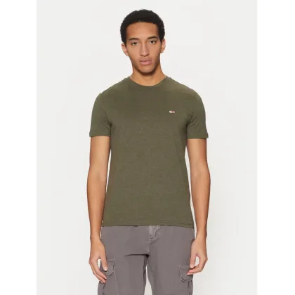 Zdjęcie Tommy Jeans T-Shirt Jaspe DM0DM20363 Zielony Slim Fit