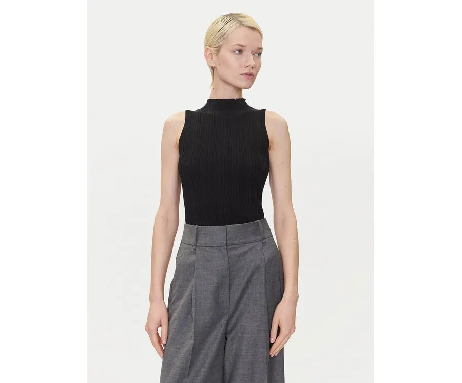 obrazek 1 HUGO Bluzka Sarepilk 50542597 Czarny Slim Fit