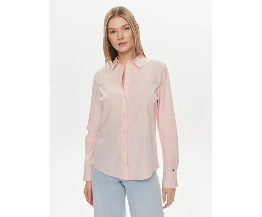 obrazek 1 Tommy Hilfiger Koszula WW0WW43344 Różowy Regular Fit