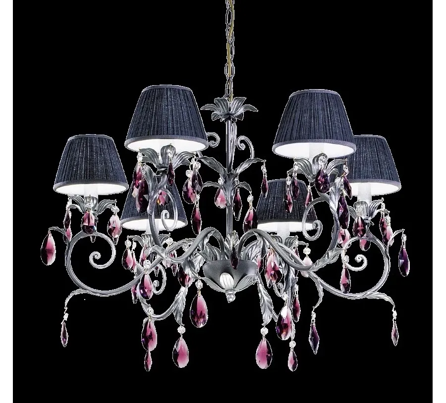 obrazek 1 Żyrandol z pięknymi kryształkami - Euro Lamp Art