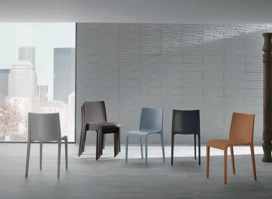 obrazek 2 Włoskie krzesło do salonu w stylu minimalistycznym – Zamagna Italia