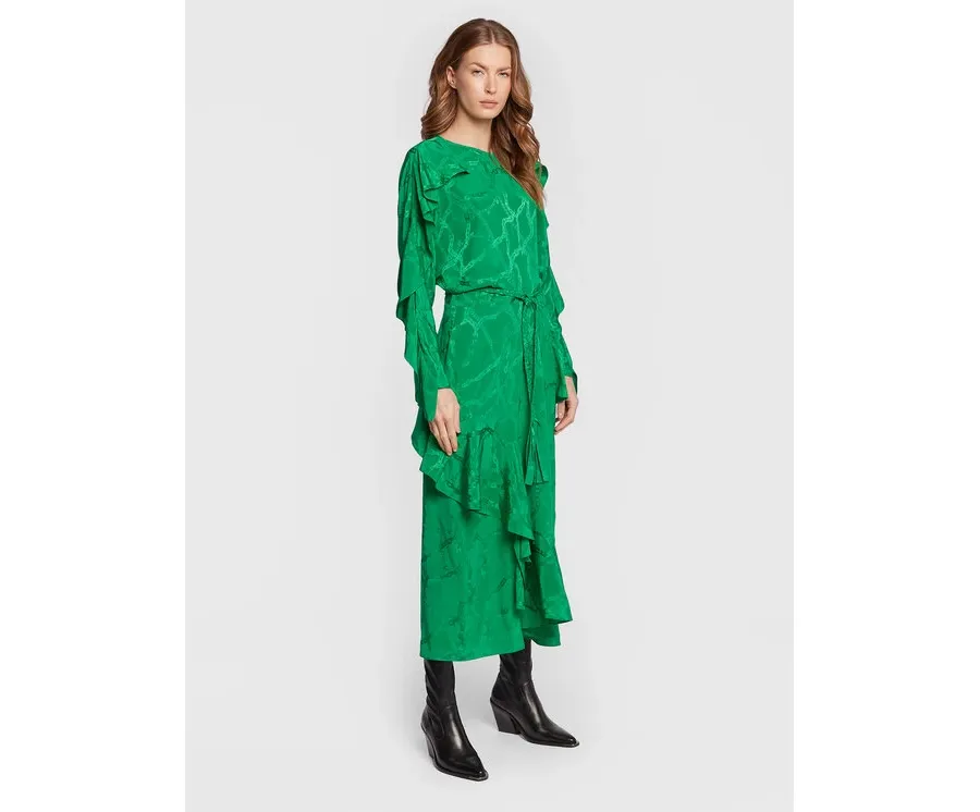 obrazek 1 Zadig&Voltaire Sukienka codzienna Ritana WWDR01167 Zielony Regular Fit